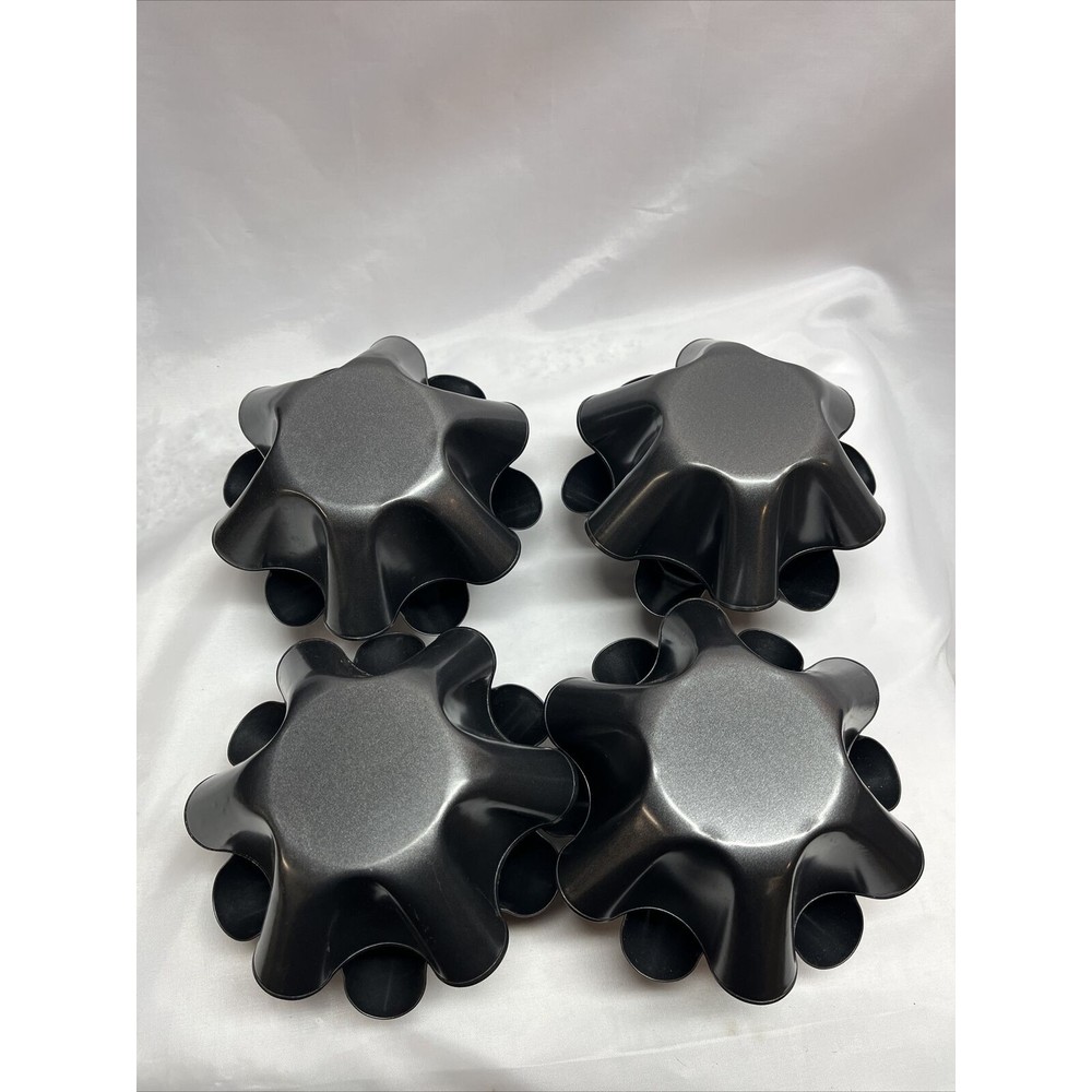 Two Sets Perfect Tortilla Maker Pan Set of 4 Metal Non Stick Easy Clean